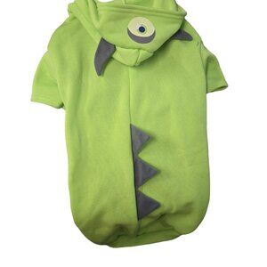 Pet Halloween Hoodie Large Neon Green Glows in the dark